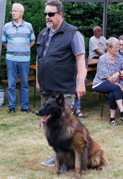 Dragan wartet aus den Einsatz